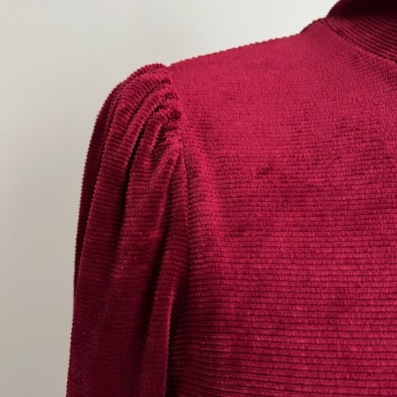 Chenault - Burgundy Long Sleeve Shirt - Picture 3 of 9